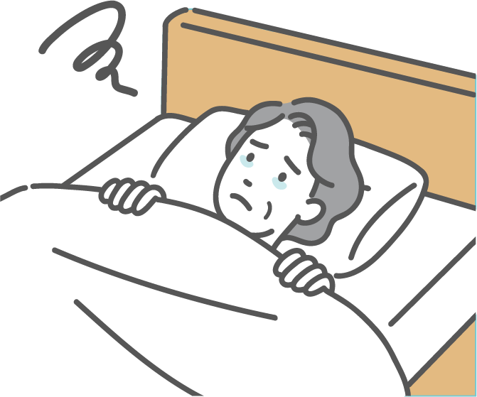 外出が減少し、寝たきりになるリスクがある